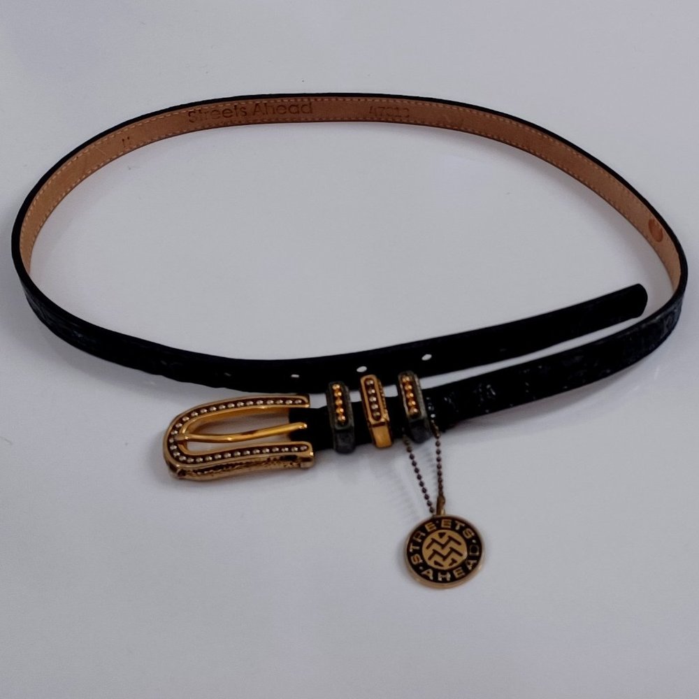 Streets Ahead Western style black Belt